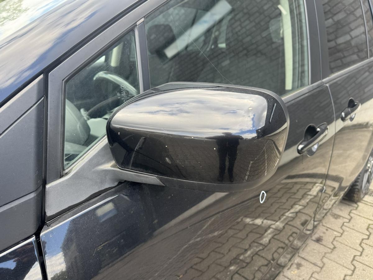 Mazda 5 CR original Au&szlig;enspiegel links elektrisch anklappbar Schwarz Bj.2010